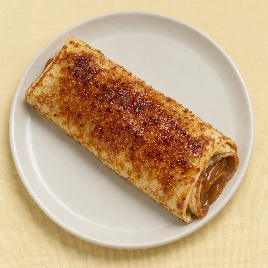 Panqueque de dulce de leche
