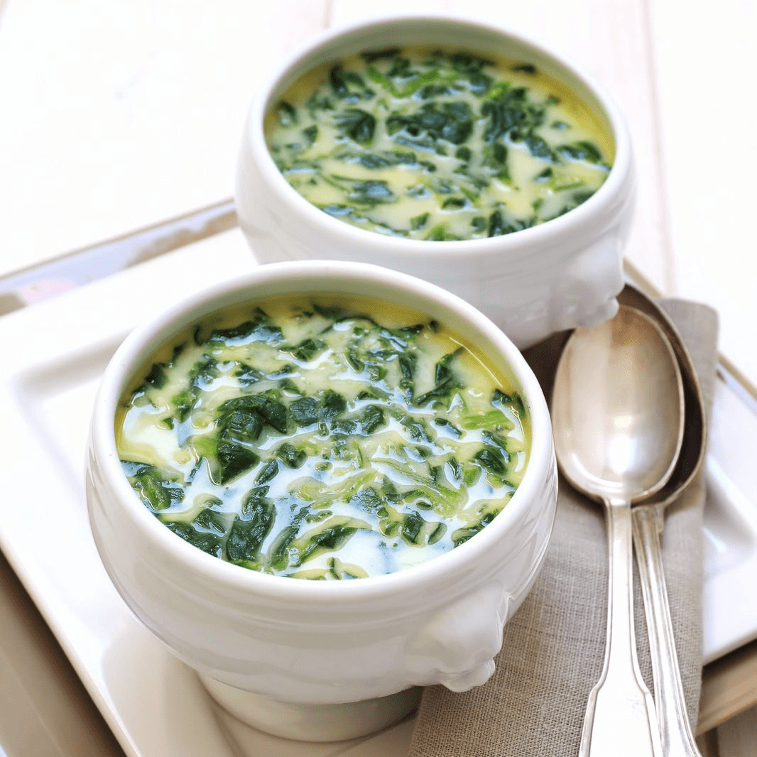Espinacas a la crema guarnición