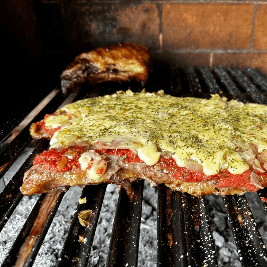 Matambre de cerdo a la pizza