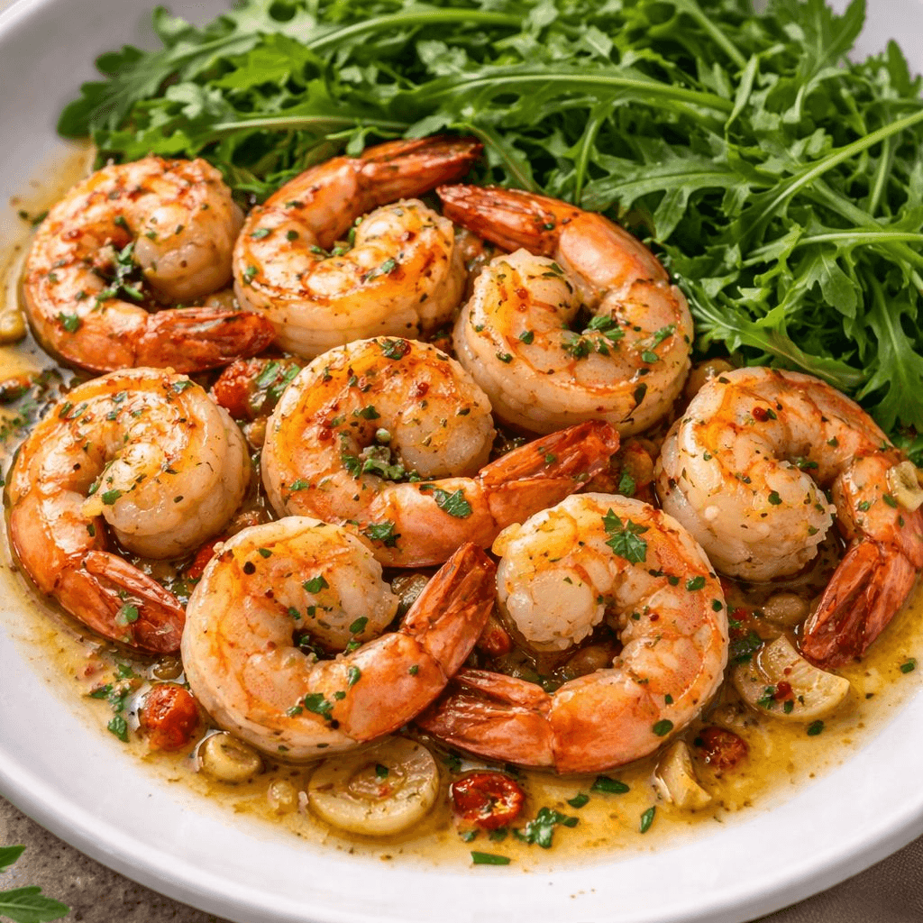 Langostinos al ajillo