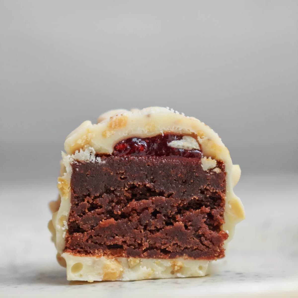 brownie branco gelado