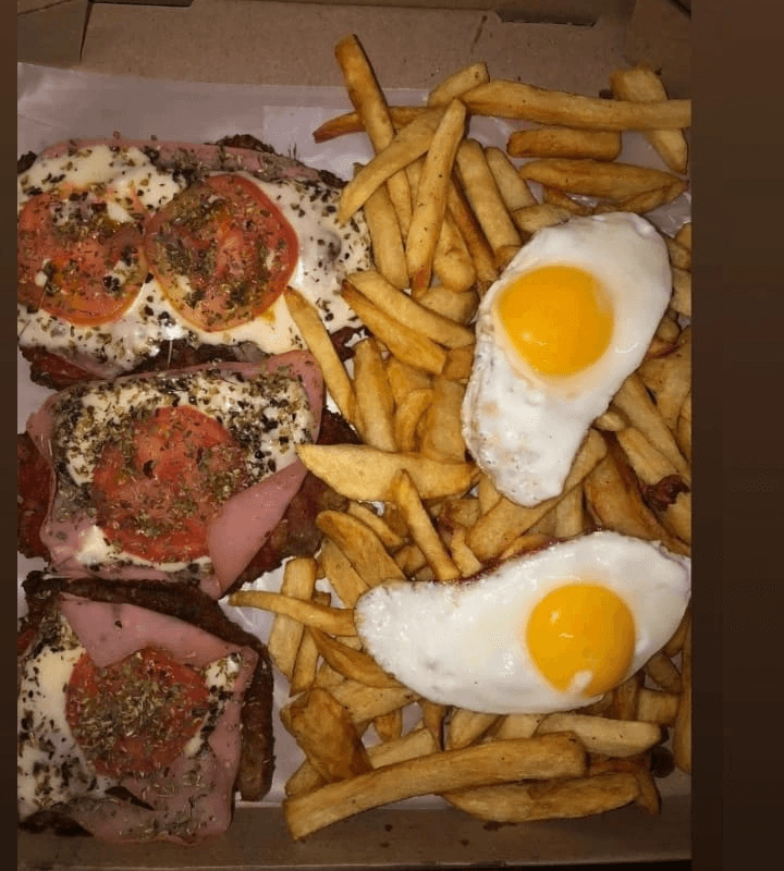Napolitano + batatas + ovo