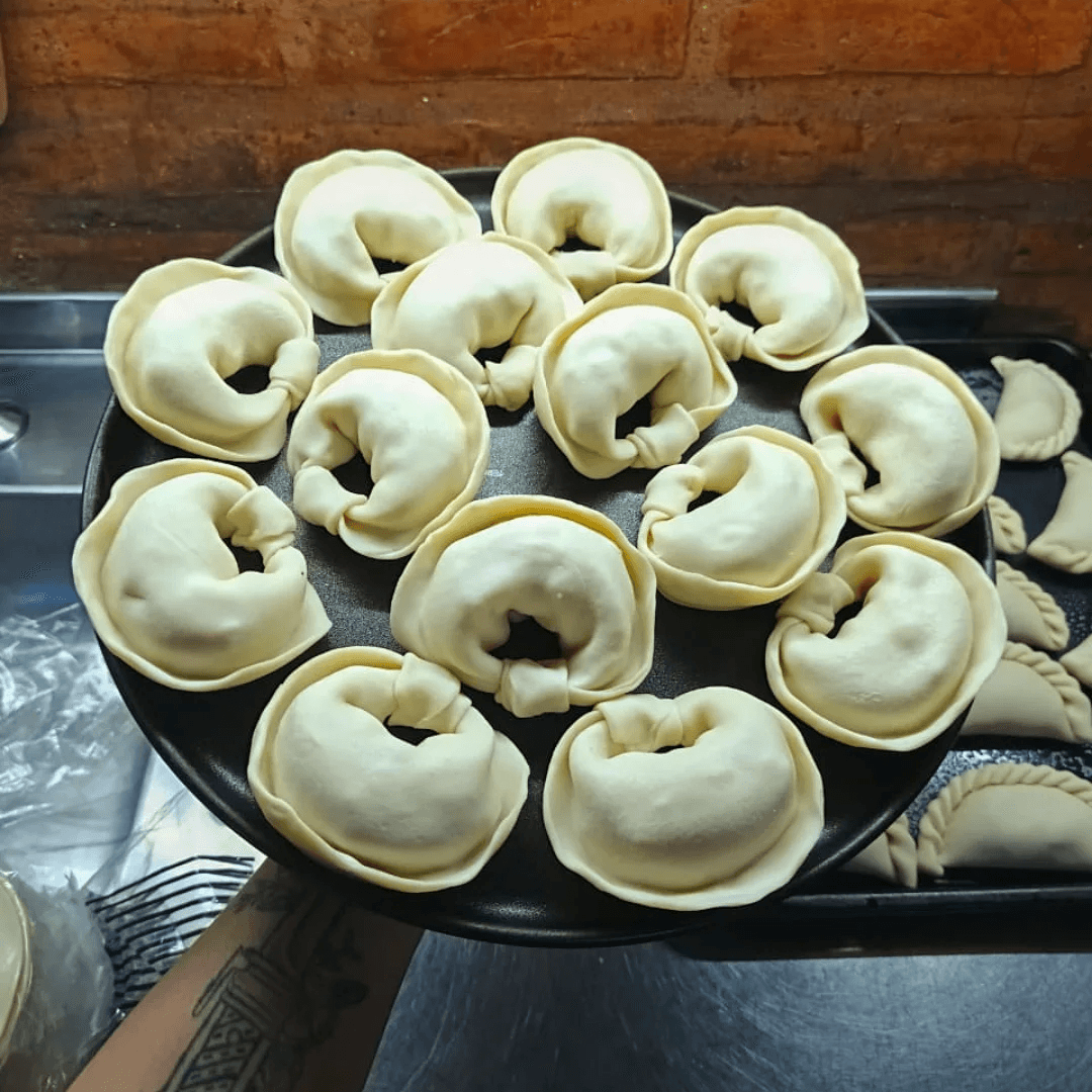 Ham and cheese empanada