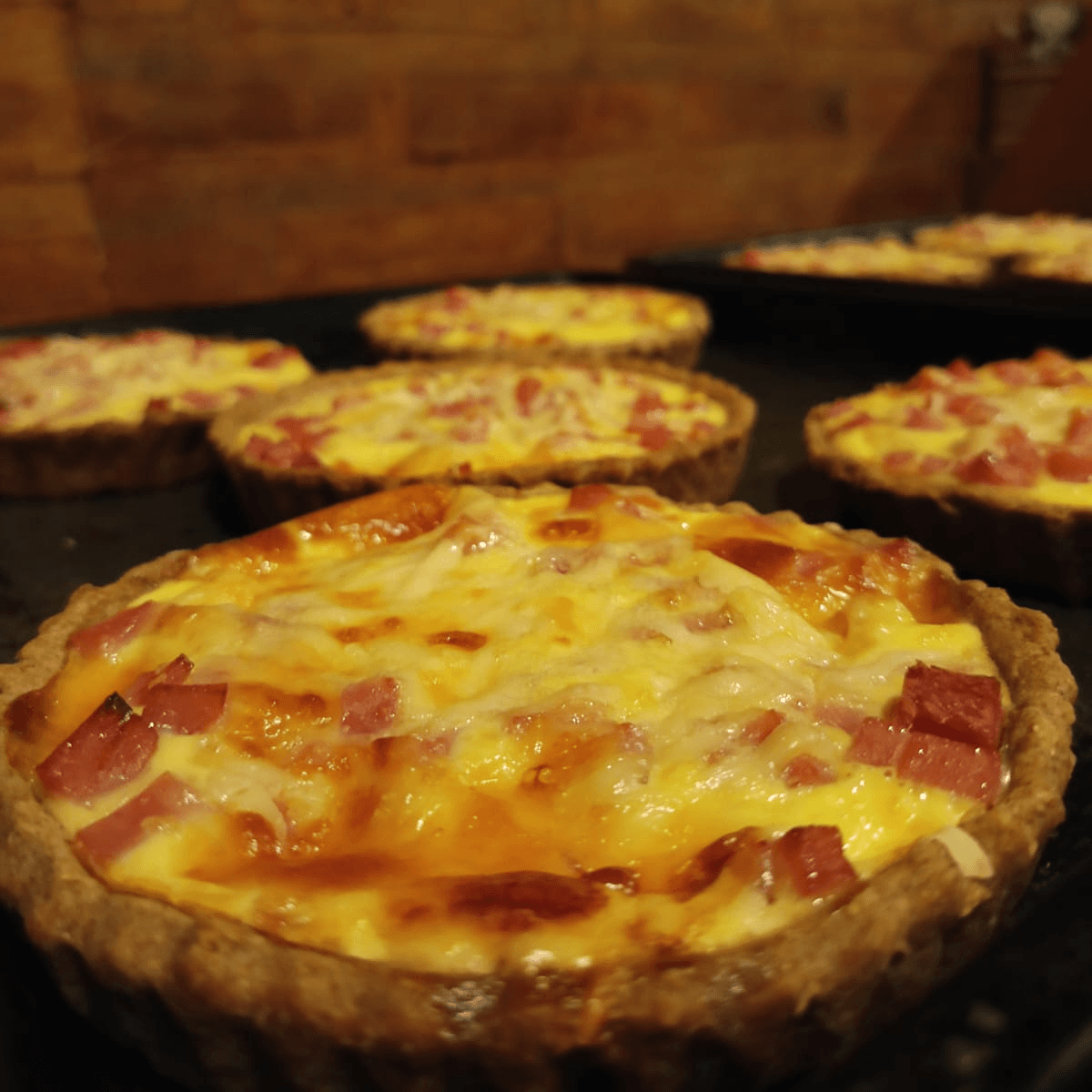 Ham and cheese tart
