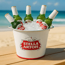 Balde promocional Stella Artois (5 unidades)