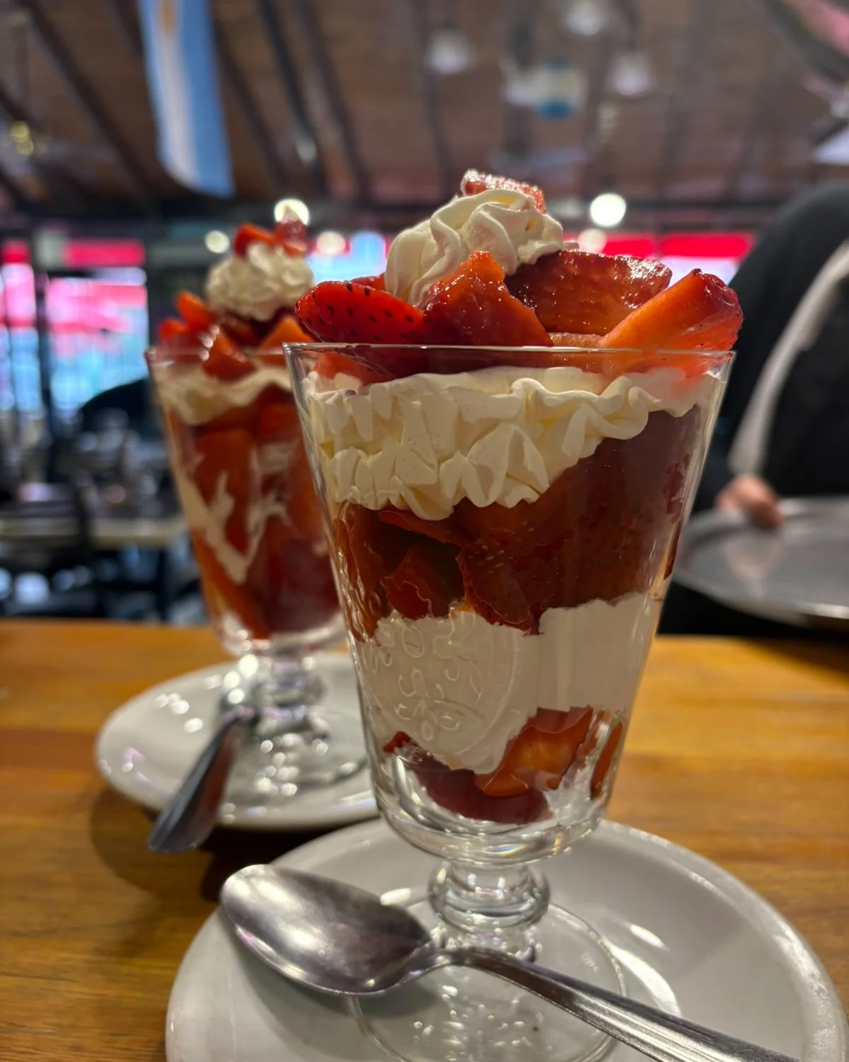 Frutillas con crema