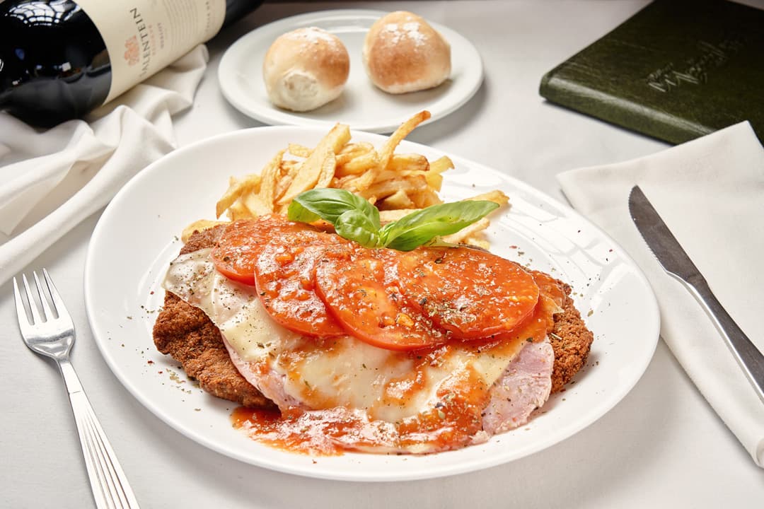 Milanesa de peceto napolitana