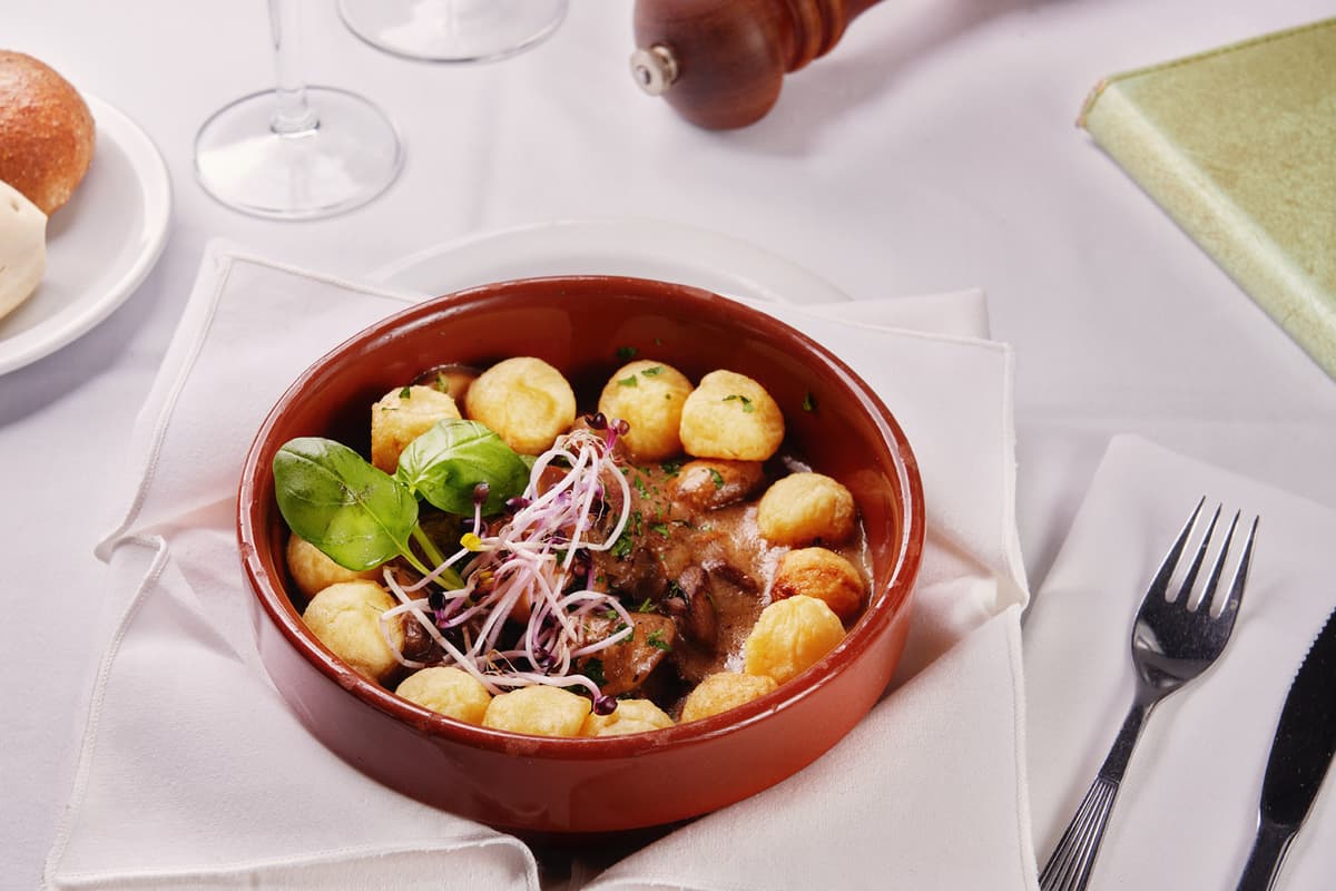 cazuela de lomo a la crema