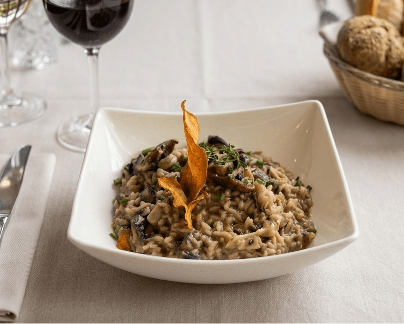 risotto de hongos