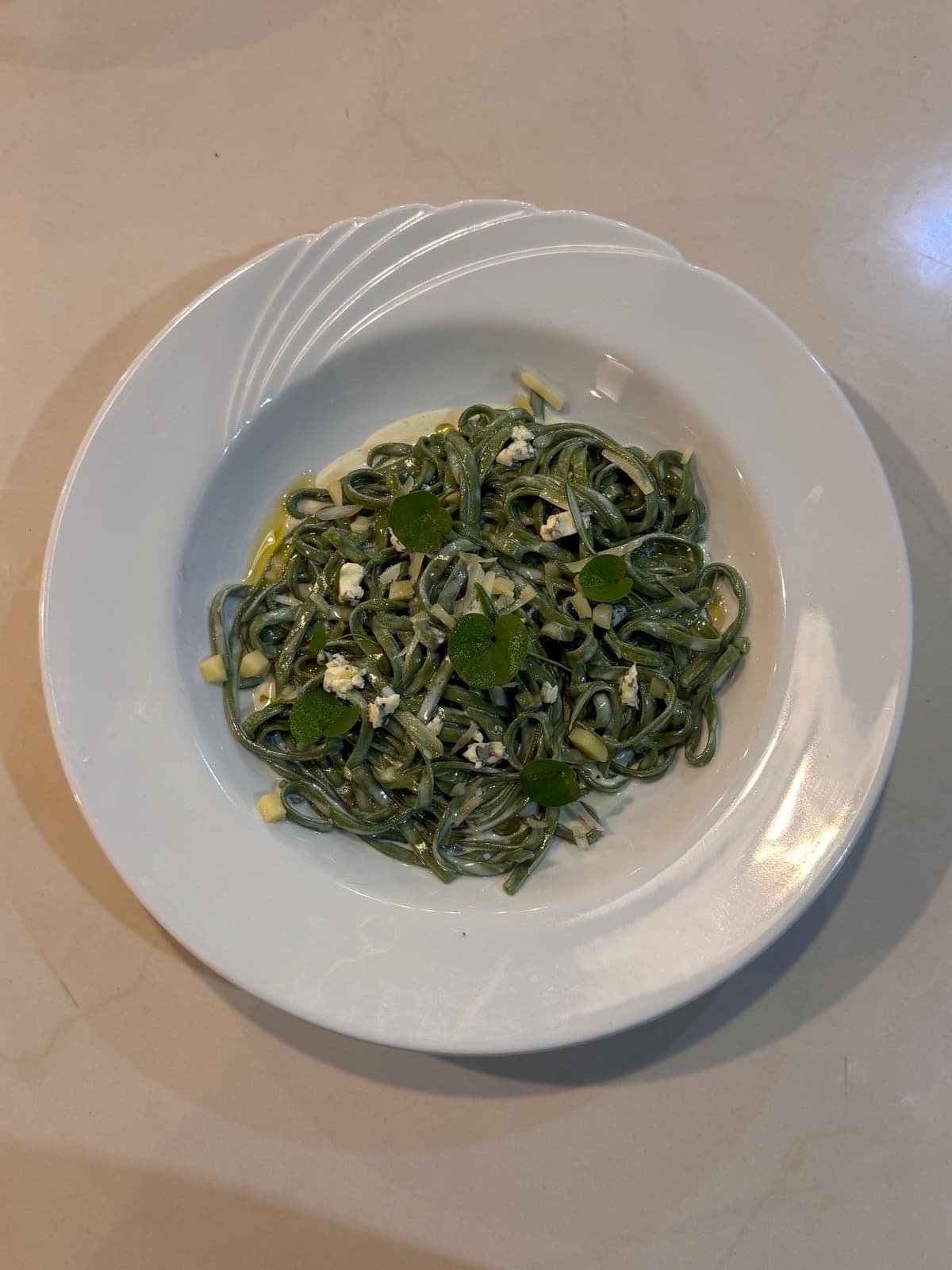 tagliatelli de espinaca
