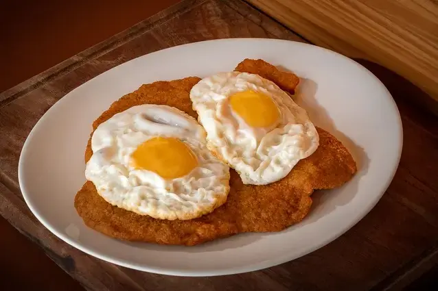 Milanesa a caballo