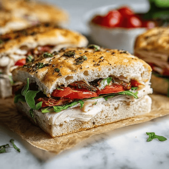 Focaccia caprese