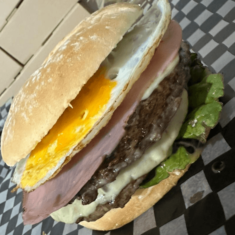 Hamburguesa completa doble